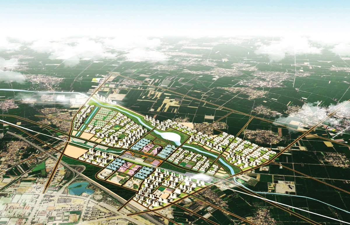 groarchitects's tweet photo. We recently completed the planning phase of a new 4km transit-oriented plan in Shen Qiu, Henan Province, #China. https://t.co/Y8ZGXkddIS