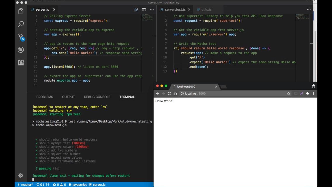 JavascriptQA's tweet image. Boom 💥 Learn Unit API Testing.. 👌🙌🏼🙏 #mocha #Unittesting #unit #testing #apitesting #helloworld #javascript #code #node.js #vscode #web