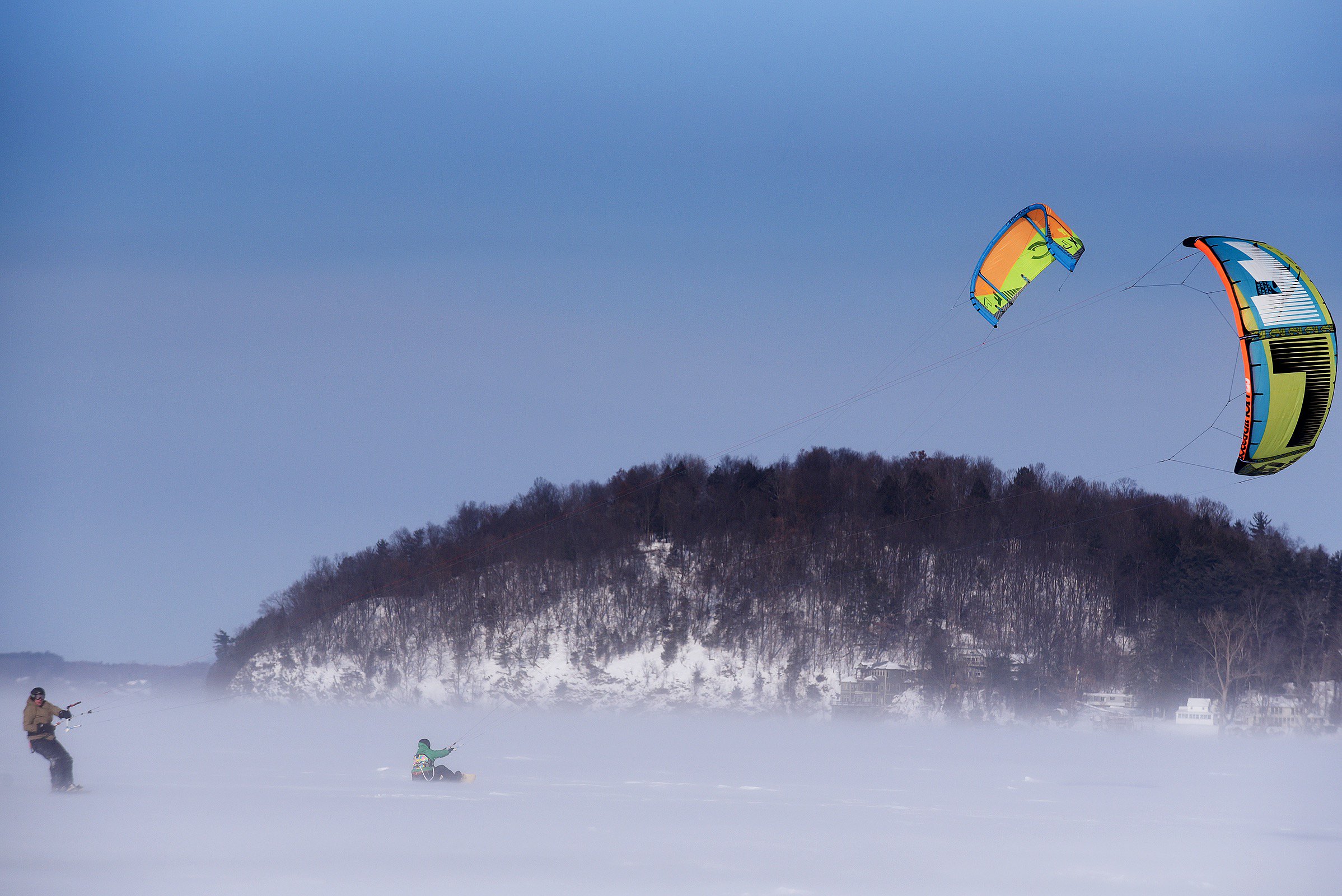 Erica Miller on X: The Wind Hogs Club members, of Ballston Lake, snow  kiting on Saratoga Lake as they took advantage of the cold weather and  strong winds #snowkiting #kiteboarding #SaratogaLake #Saratoga