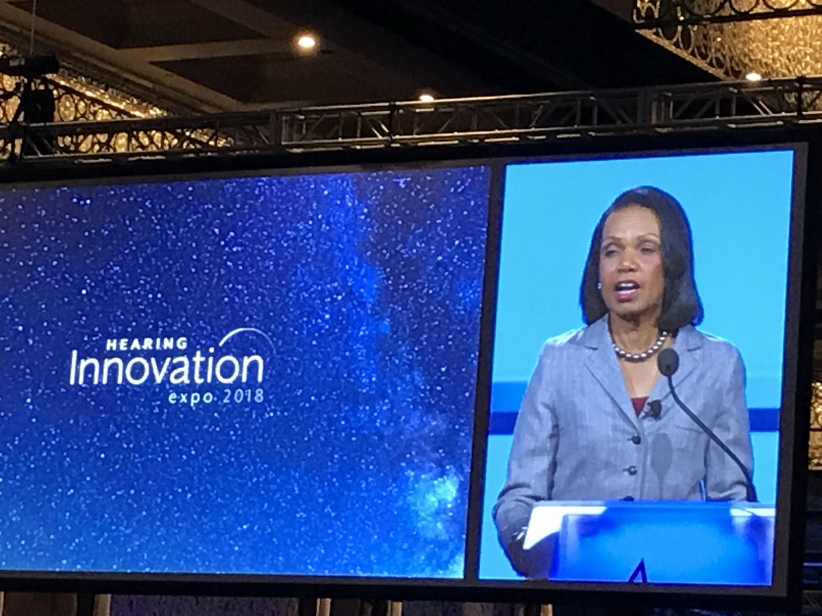 HurleyMIchele's tweet photo. So amazed to listen to @CondoleezzaRice, what an inspiration!  #starkeyexpo2018 #BEBOLDFORCHANGE https://t.co/WAFD1NXZeS