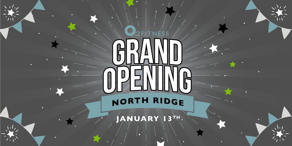 Who’s ready to party? With a food truck, photobooth, wine tasting, hip-hop class, and more?

Join us next Saturday, Jan. 13 at the North Ridge Grand Opening Party! O2.Fitness/NorthRidgeOpen…