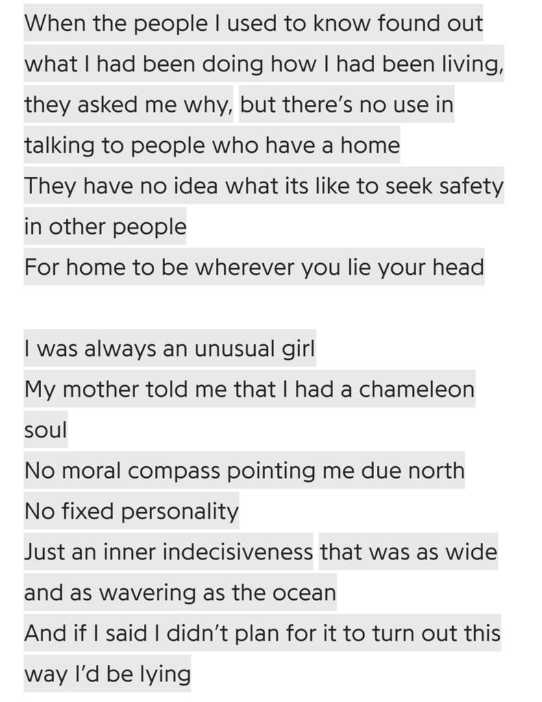 Lana Del Rey Ride Monologue Lyrics
