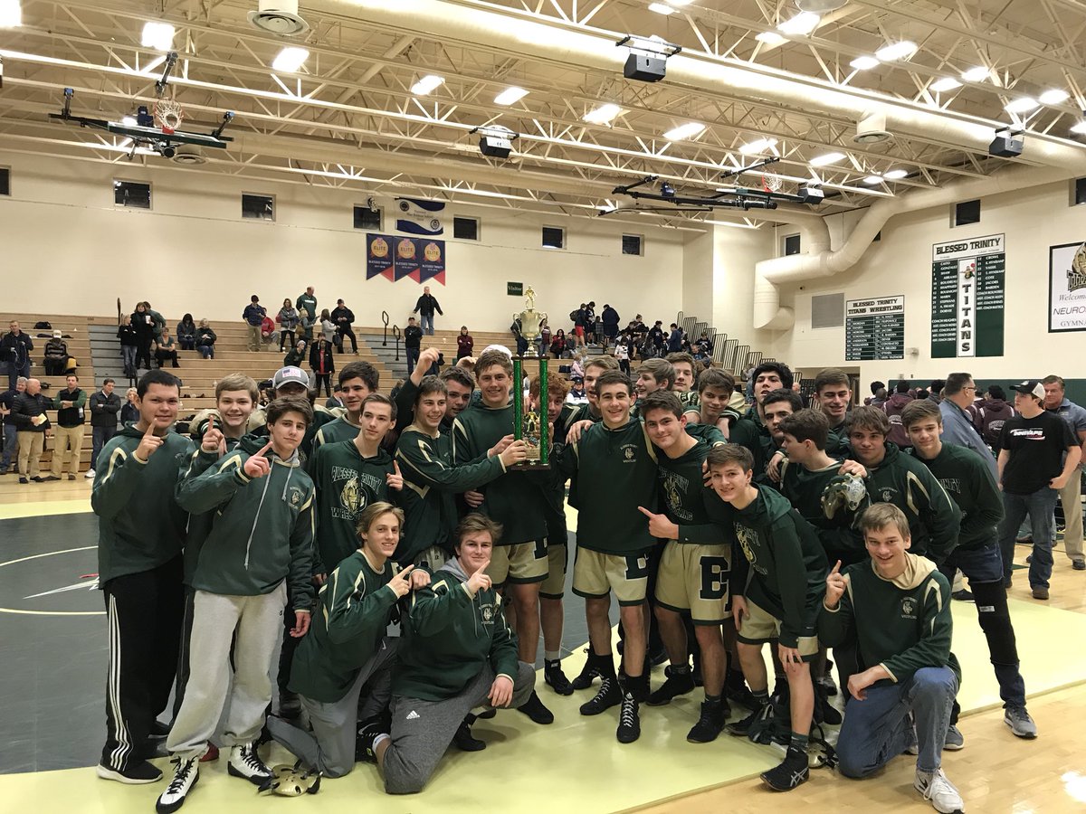 rvillac's tweet photo. Congrats to @BTCatholic #wrestling team for its Area Championship title. GoTitans! https://t.co/nn7Lg1dhaQ