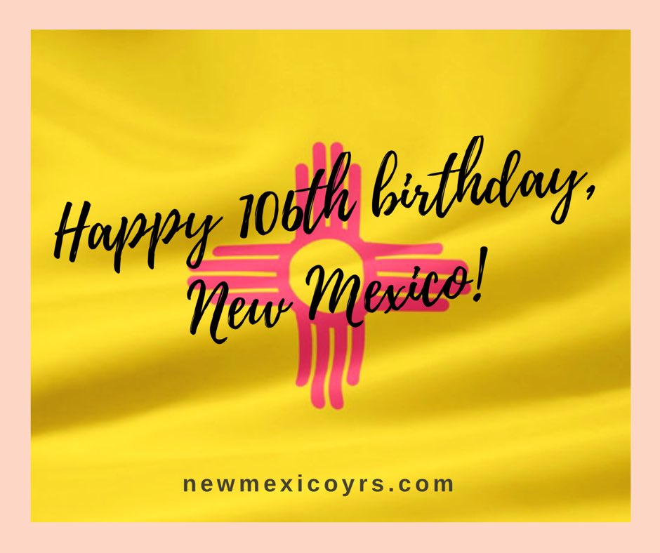 NewMexicoYRs's tweet photo. 💃🏼Happy birthday, New Mexico!🌶

"We, the people of New Mexico, grateful to Almighty God for the blessings of liberty, in order to secure the advantages of a state government, do ordain and establish this constitution." - New Mexico Constitution, Preamble 

#nmpol https://t.co/r0mOcIMnqq