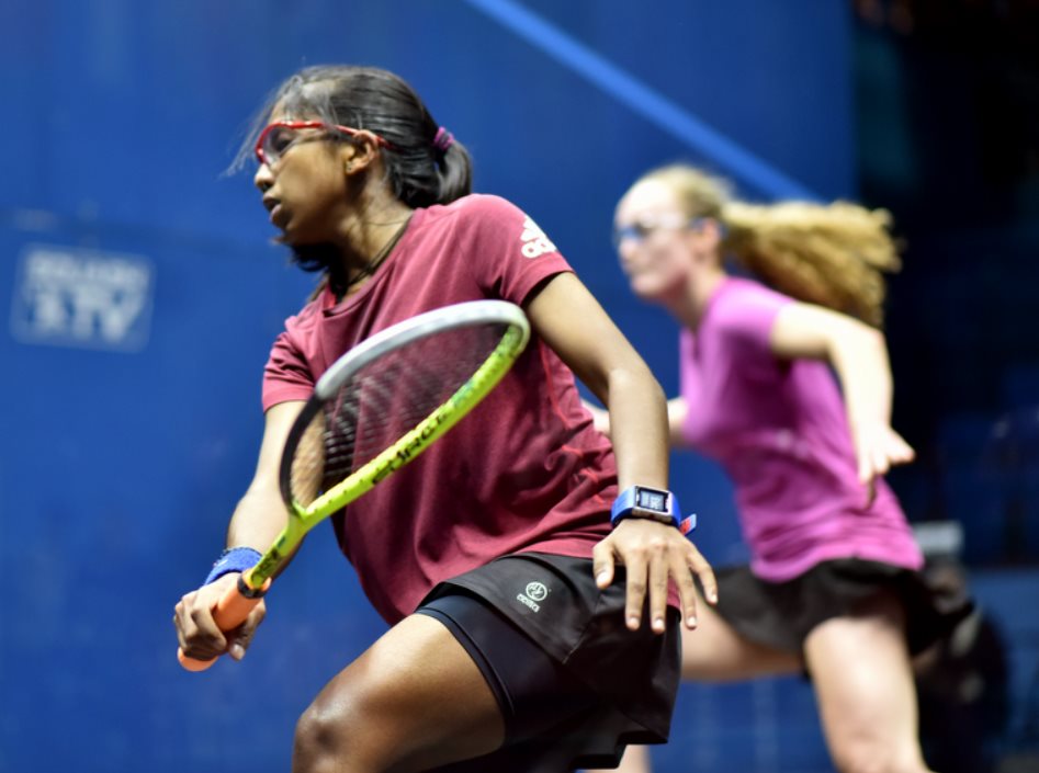 BJOsquash's tweet photo. "It was very tight at the end, but I managed to stick to my gameplan and get through.

"I'm happy to be through to my third BJO final, and it's great that we have four Malaysian girls in the finals!"

@sangari_99 https://t.co/LXjWynVC84