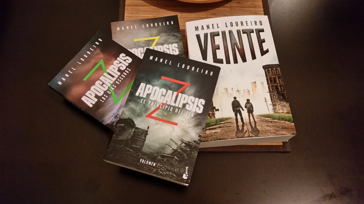 Juspalma's tweet photo. @Manel_Loureiro creo que los reyes me conocen muy bien... saben lo que me gusta. #Veinte #apocalipsisz #libros #manelloureiro https://t.co/6Z4yqaRLIF