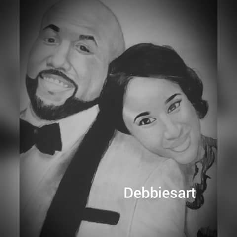 iamdebbieart's tweet photo. My artwork of @BankyW  and @AdesuaEtomi ....😍😍😘😘
Lovely couple..😍😍
@tybellotweets 
@falzthebahdguy @ChaChaEke https://t.co/hyJhWF4sUR