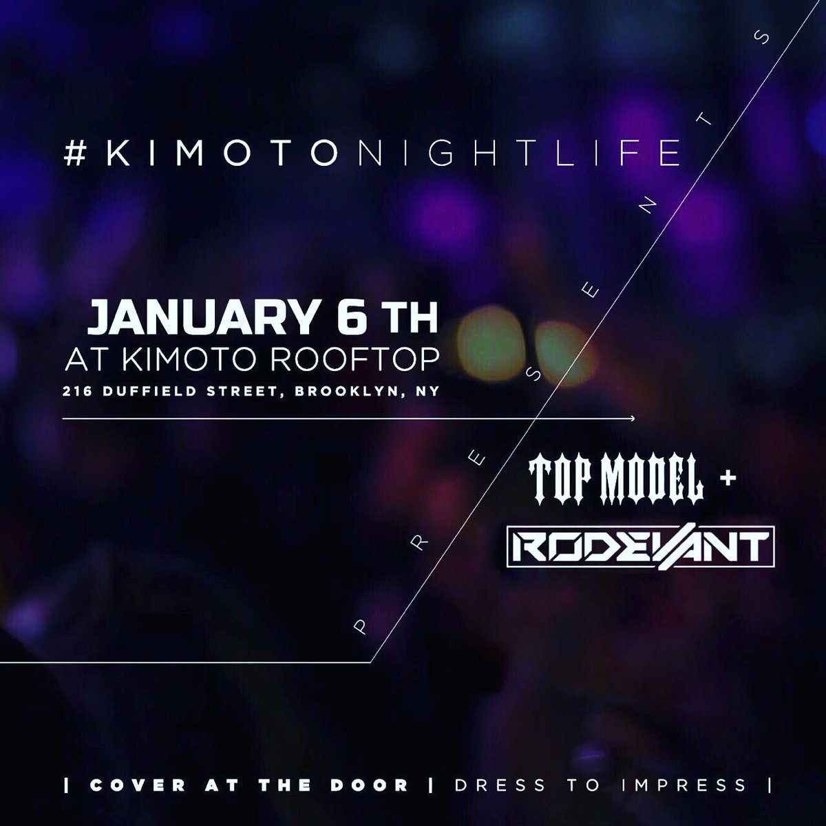 TONIGHT! 😎🤙🏽 #kimotorooftop presents : <a href="/rod_evant_nyc/">Rod</a> &amp; @topmodel_nyc + Hookah all night 💁🏻‍♀️🤘🏽🎊🎈Come check it out! #nightlife #brooklyn #downtown #celebrations #barclayscenter #fun #friends #music #djs #nyc #nynightlife #drinks #beer #cocktails #food #foodie