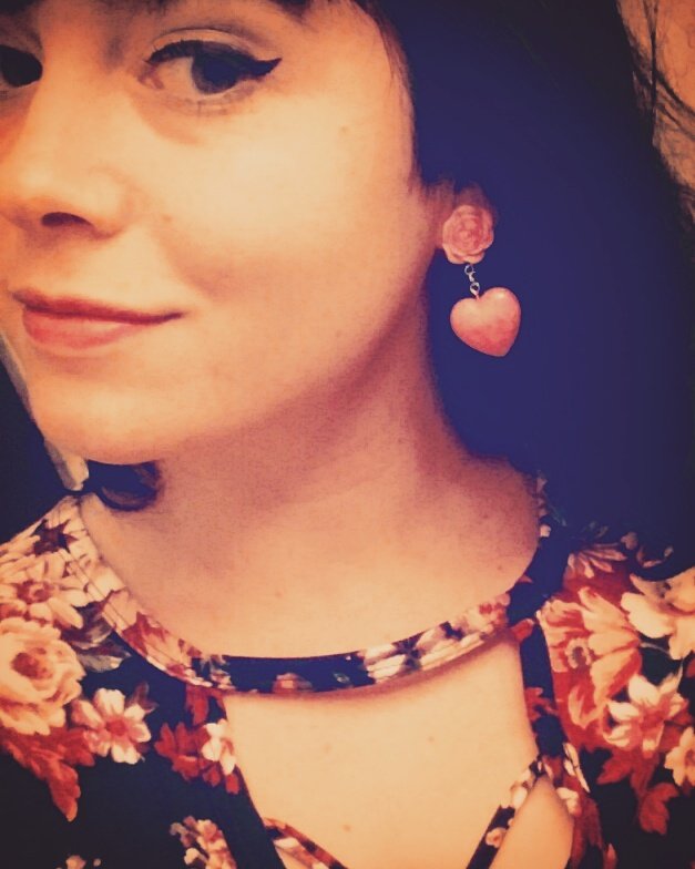 These are my favorite earrings I've made so far (I say right after pouring a Sark colored batch of goth earrings.) #handmadejewelry #resin #resinjewelry