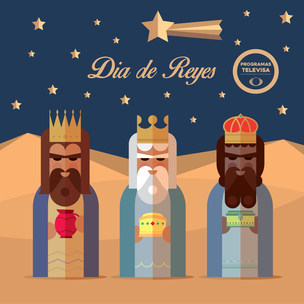 TelevisaTV_MX's tweet photo. Celebramos con alegría la llegada de Melchor, Gaspar y Baltazar #ReyesMagos ⭐️
#ProgramasTelevisaMX https://t.co/iG1kS8SbjP