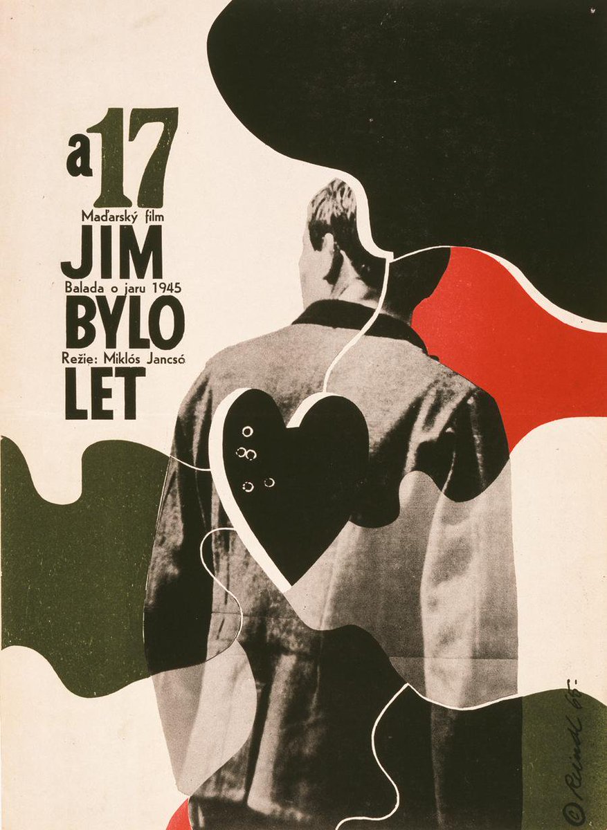 PalbricArt's tweet photo. A WW2 drama taking place at the end of WW2: "And they were seventeen" - A 1962 film poster by Milos Reindl.
#milosreindl #reindl #filmposter #italiancinema #czech #graphicart #film #vintage #1960s #foreignfilm #wardrama #drama #ww2 https://t.co/RJHs2iRA1x
