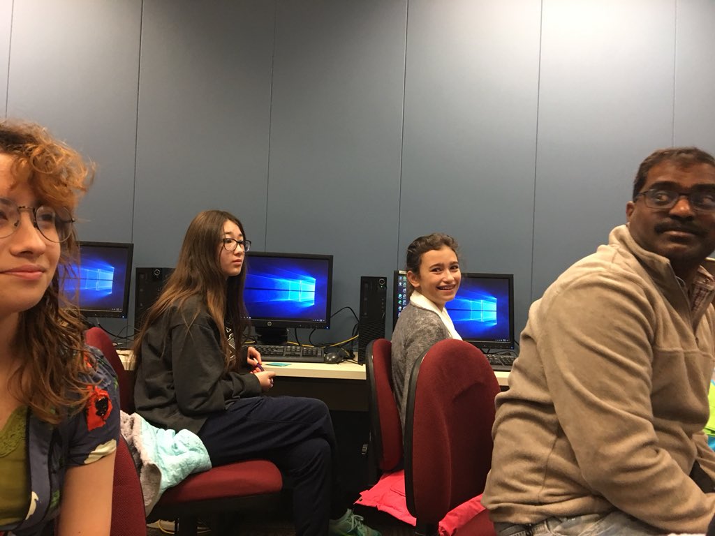 CindyTechGirl's tweet photo. First App Day with #TechnoMN. Go Girls! https://t.co/0d5vnlb2B3