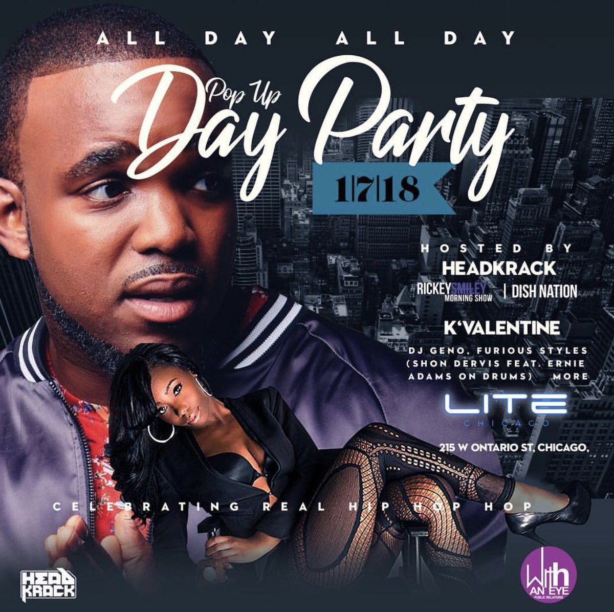 janthonyimages's tweet photo. #headkrack #popupdayparty #rickysmileymorningshow #dishnation #kvalentine #litechicago #realhiphop #withaneyepr #juananthonyphotography #djgeno @headkrack @itskvalentine @withaneyepr @dishnation @juananthonyphotography #talibkweli wow !! Tickets still available https://t.co/uljeiaSFSn