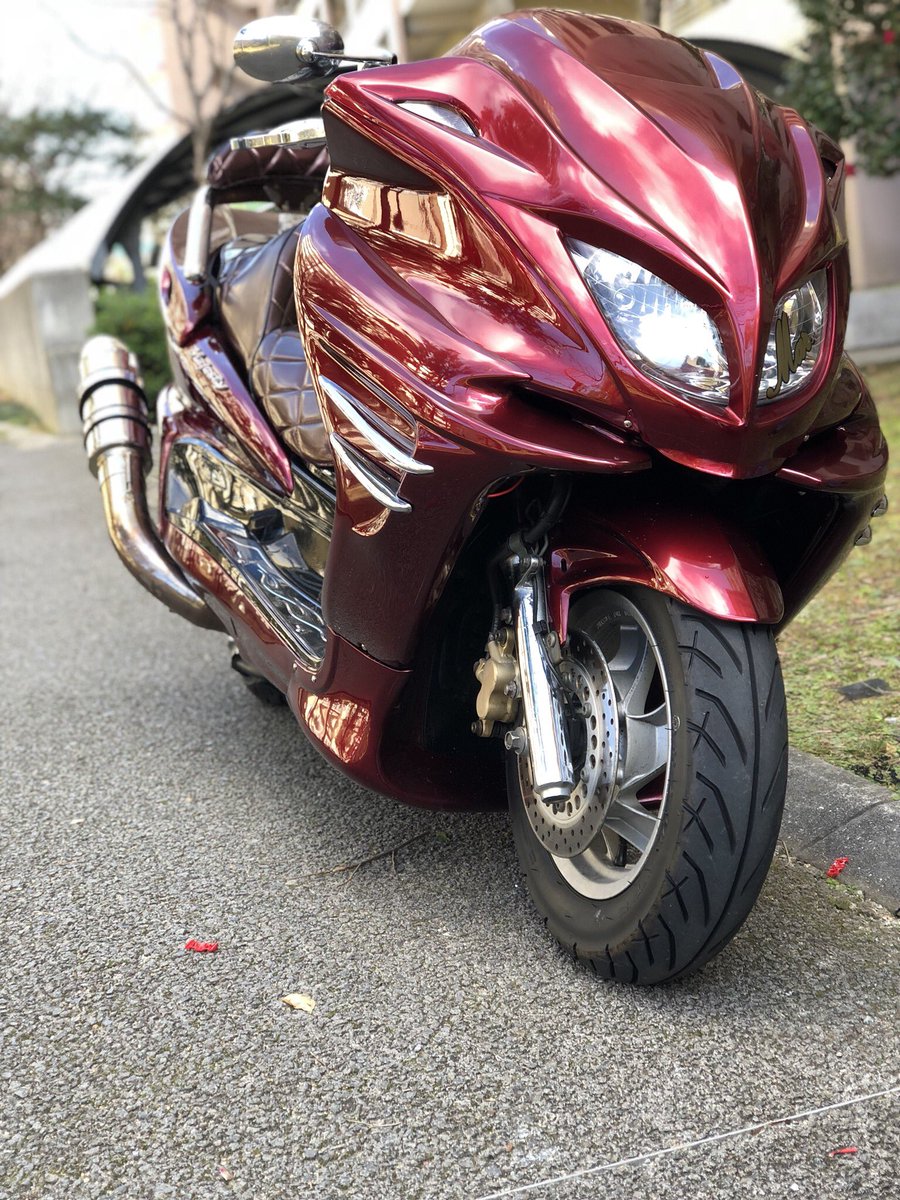 マジェスティC ワインレッド マジェスティC フルカスタム ワインレッド 美車(126cc-250cc)｜売買