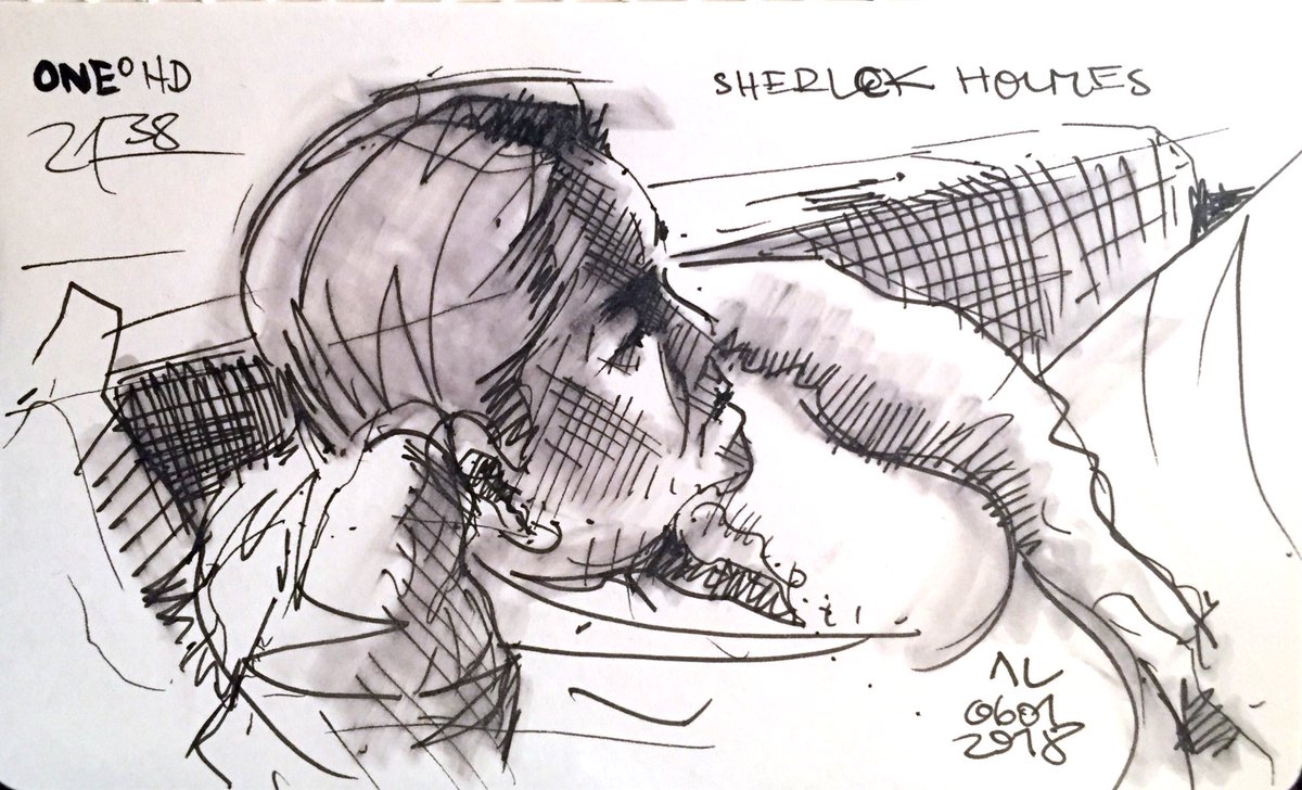halbleerspreads's tweet photo. @Sherlock221B addicted captured by #UrbanSketchers https://t.co/G6Pun5CQzz