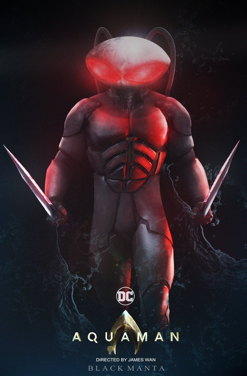 Ocean Master and Black Manta AQUAMAN posters by Chrillium!