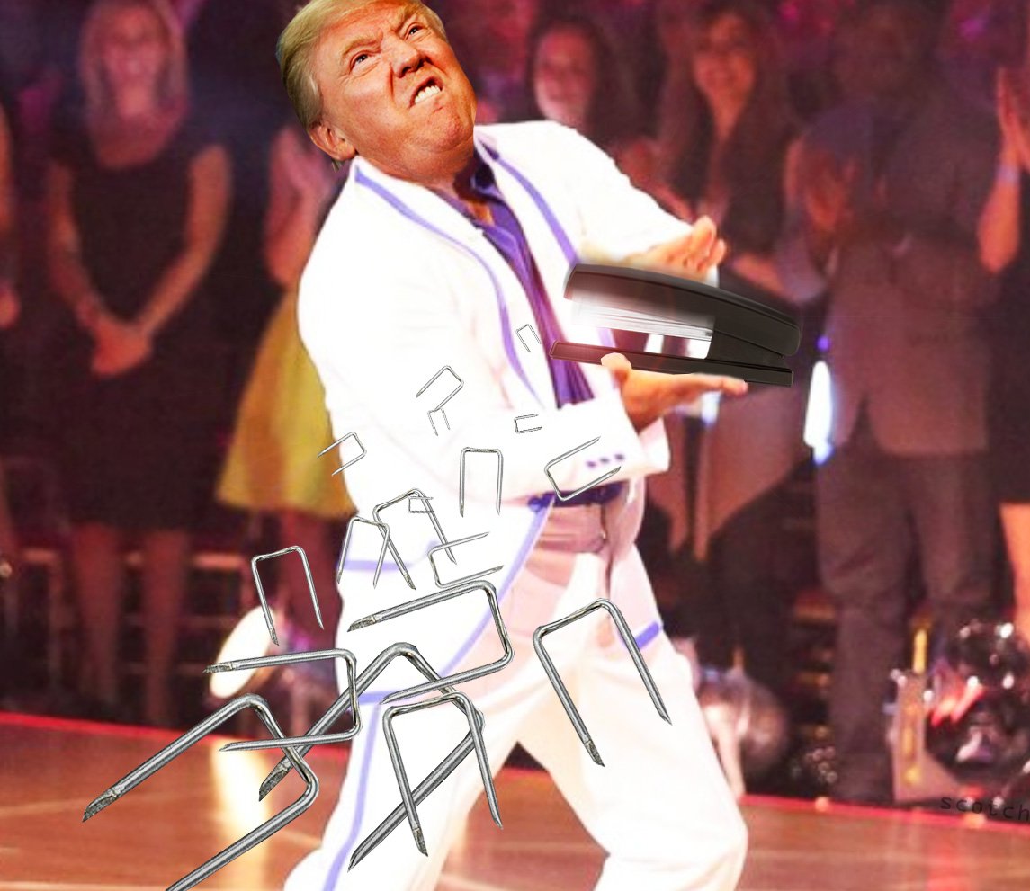 scotchwichmann's tweet photo. Maybe he meant #staplegenius?   #stablegenius #potus https://t.co/GjnZEdtrAP