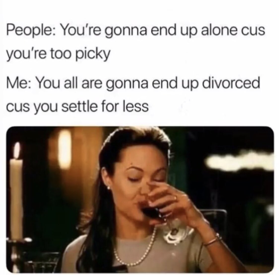 ricciis's tweet photo. Rather be alone than in bad company. https://t.co/Wiu2peYEL3