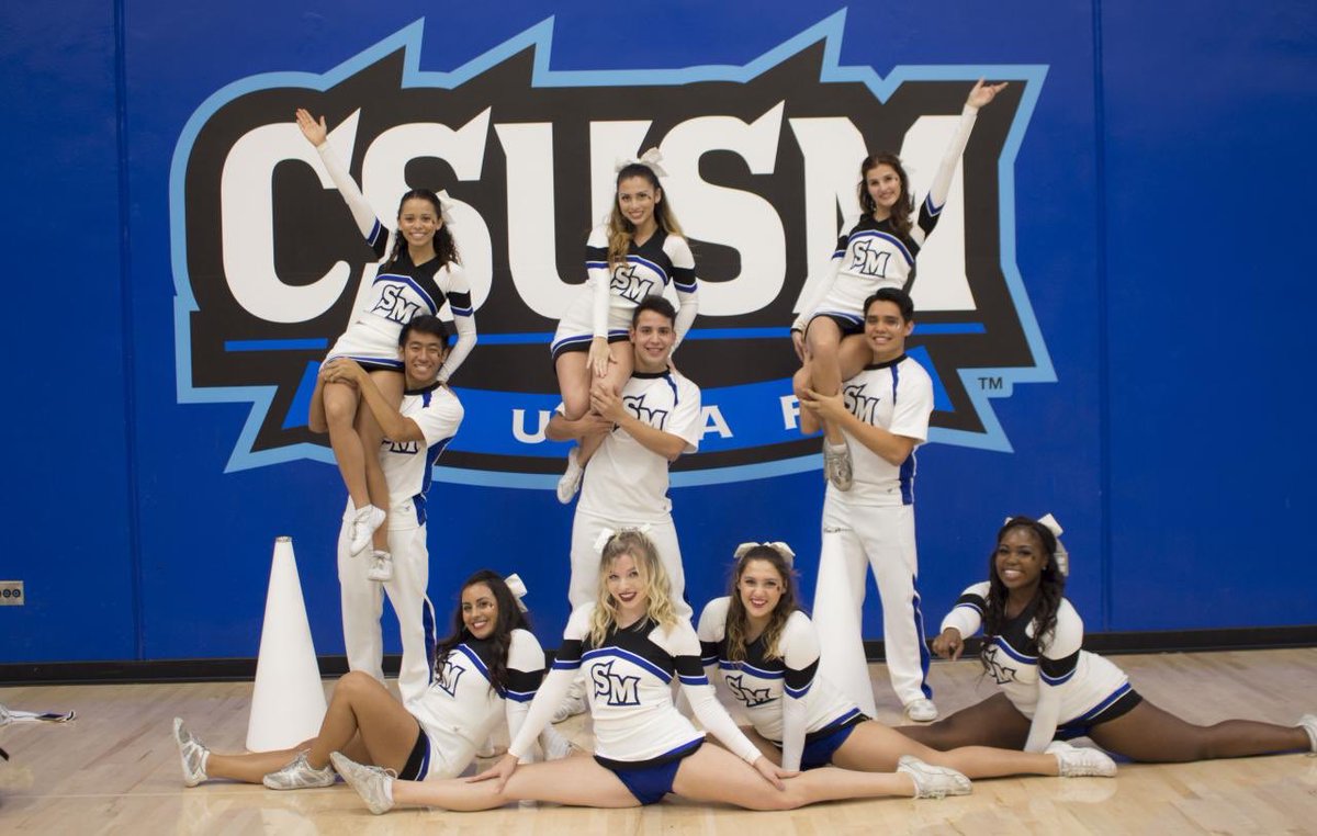 csusmcheer's tweet image. 5 days until we leave for @UCAupdates College Nationals! Want to help us get there? 
csusmcougars.com/sports/2010/8/…
Follow the link⬆️ to donate! We can’t wait to take that floor and make @CSUSM history! 💙🐾