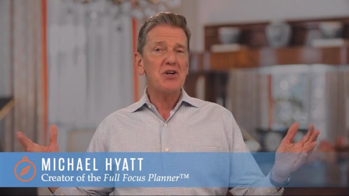 flomostayc's tweet photo. @JonAcuff - Day 2 was deadly for me workwise, so I’m knocking out the 1% watching tutorial videos for the #FullFocusPlanner from @MichaelHyatt, so I can start and finish my year strong. #FinishCourse https://t.co/8cU10yNZUi