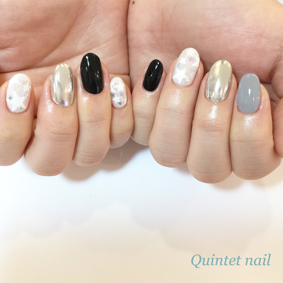 クインテット ネイル Pa Twitter つつじヶ丘店 本日13時にご案内可能です W お気軽にお問い合わせくださいませお 042 499 6500 パラジェル クインテットネイル 当日予約 空席状況 スター 星 グレー ミラーネイル T Co Pgo5rja9bg