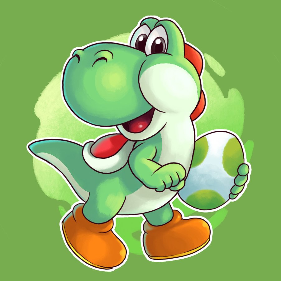 JenniferTehYL's tweet photo. Nin-ten-do!
Digital piece of Yoshi done for #comicfiesta2017
#Yoshi #Nintendo #digitalart #fanart https://t.co/kpYYRFUHN5