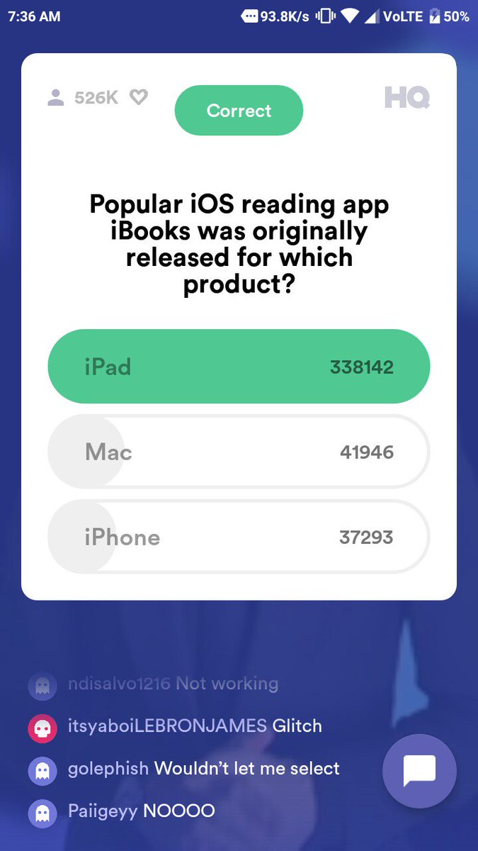 Bheem_Singh7's tweet photo. Just played my 1st  ever @hqtrivia  game.. reached 4th level. Bottom line - It is addictive.
And btw hey @samsheffer  did you got an extra life (used your referral code) 😀 https://t.co/Xt204VCupf