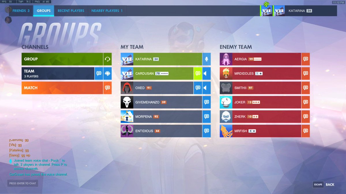 NightSong89's tweet photo. @PlayOverwatch this is 𝐁𝐈𝐆 𝐏𝐑𝐎𝐁𝐋𝐄𝐌! Pls, you can't put in the same game lvl 25 and lvl 633/1189. That is not balanced and those lvls knows nothing about game mechanics or even hero abilities, let alone counters, team-play, communication, call outs, maps structures... https://t.co/KeuxaQIuit