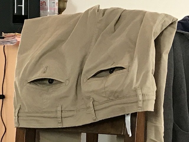 Most people see a pair of khakis. #dnd players see the Mimic.