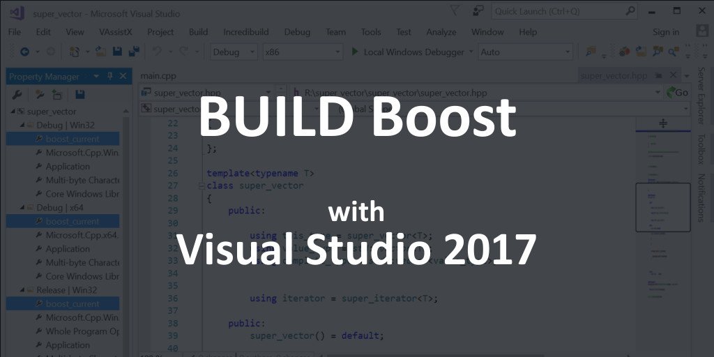 Visual Studio 2017 with C++17 and Boost 1.64, 1.65 and 1.66 studiofreya.com/2018/01/06/vis… #boost #cpp #cpp17 #vs2017 #visualstudio #cplusplus