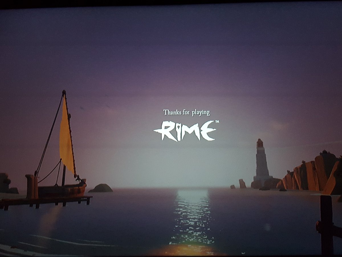 Sandy_H2e's tweet photo. Magnifique jeu. Une fin 😢 #Rime https://t.co/IFWEL2TkA8