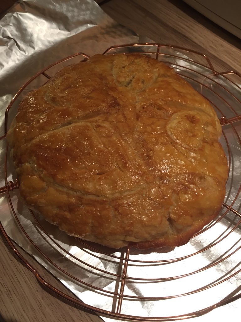  happy birthday to you and an epiphany galette des rois      to finish your day 