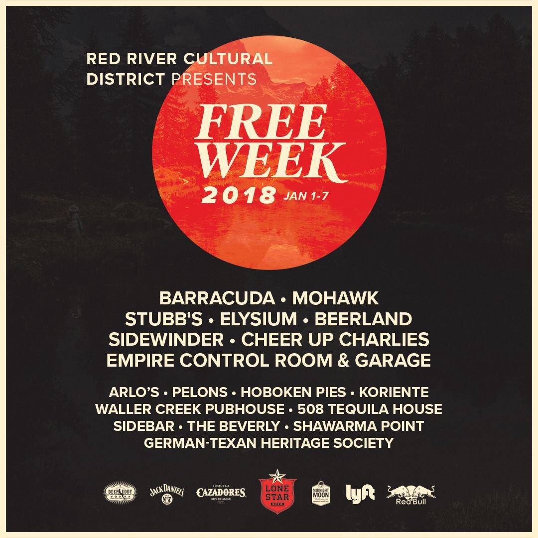 Where ya catching #FreeWeek tonight?! #atx #Austin #atxmusic #austinmusic #do512 #lonestar