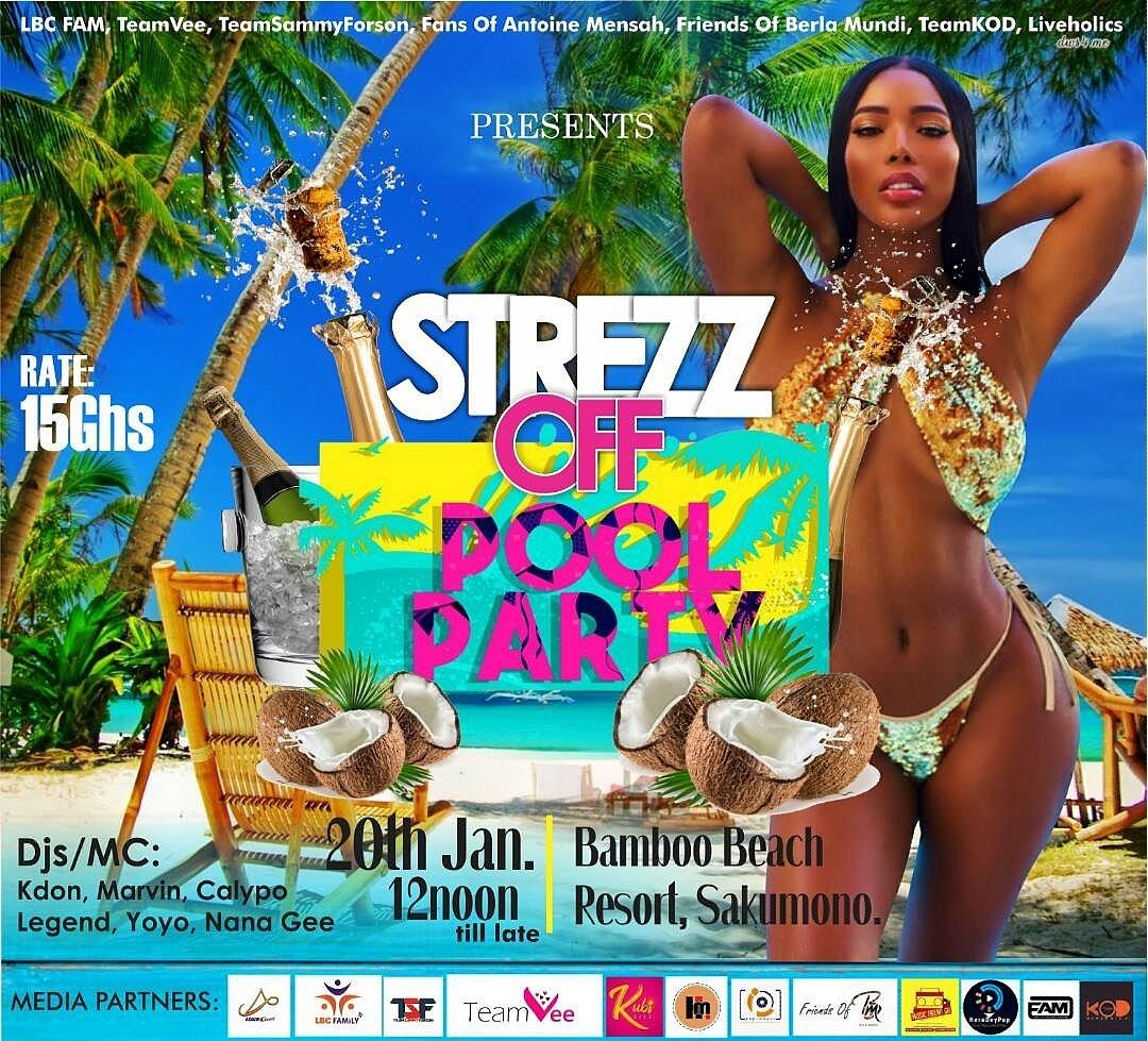Eventpaqgh's tweet photo. Mark the date...set the time.. And get your groove on. #StrezzOffPoolParty https://t.co/0wfnqToWcT