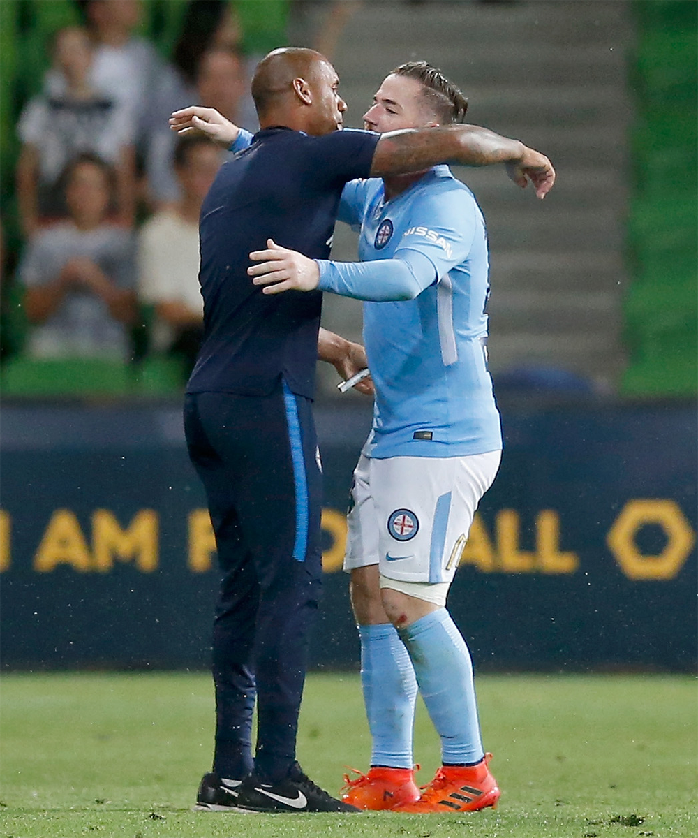 MelbourneCity's tweet photo. From @LUFC to @MelbourneCity 👊❤ PK &amp; Ross https://t.co/xCqfVrLgWK