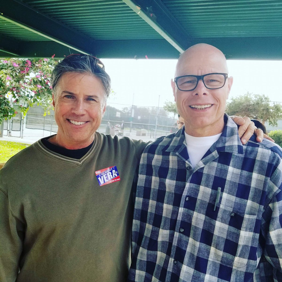 AlbertVeraJr's tweet image. So thankful to have Culver City Mayor Jeff Cooper join me for my first precinct walk! #CulverCity