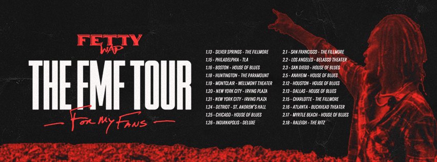 FettyWapCrew's tweet photo. Who's excited for Fetty's tour? Get your tickets now at https://t.co/nF8Dst14lU https://t.co/1MIkgCePst