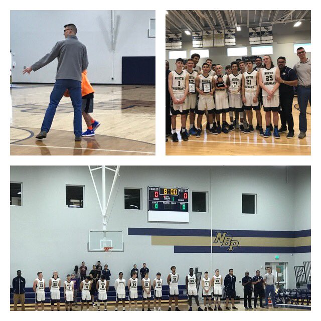 NBPSAthletics's tweet image. A day in the life of a Coach. In gym at 9am working with MS players. Preparing for a Championship Game and guiding the team to a win!
