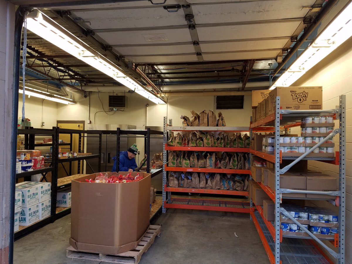 PtylerLt's tweet image. This is what a devoted group of #spokanecommunity members can do! Helping Martin Luther King Jr. Family Outreach Center organize the food pantry at the East Central Community Center. #HelpingHands