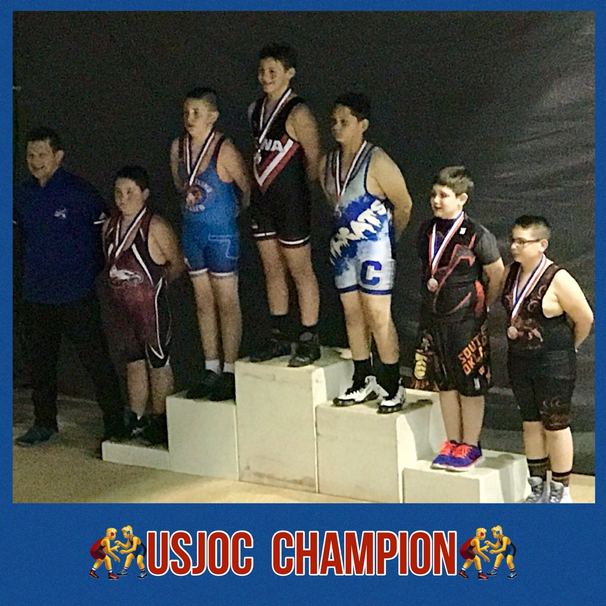 LenisDW's tweet photo. So so so proud of this kid!  Fought so hard in his last match and won Champion of his division at the United States Junior Open &amp; Novice Championship. We love our Tucker Drake!! #usjoc #usjnc #owa #proudparentsandgrandparents https://t.co/3k0PrVZrgg