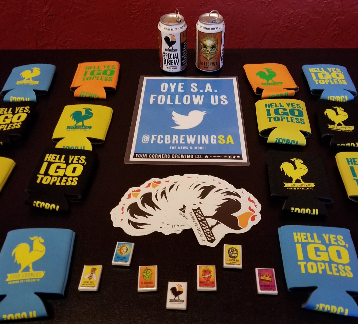 fcbrewingSA's tweet photo. #LaBeerChingona is at @SA_Drafthouse #Westlakes & #TodaLaFamilia is here, including @fcbrewing's #LaLechuza #SmoreStout!
#FCBC #360PopTop #CraftCans #BrewedInTejas https://t.co/pMaoMlnyHH