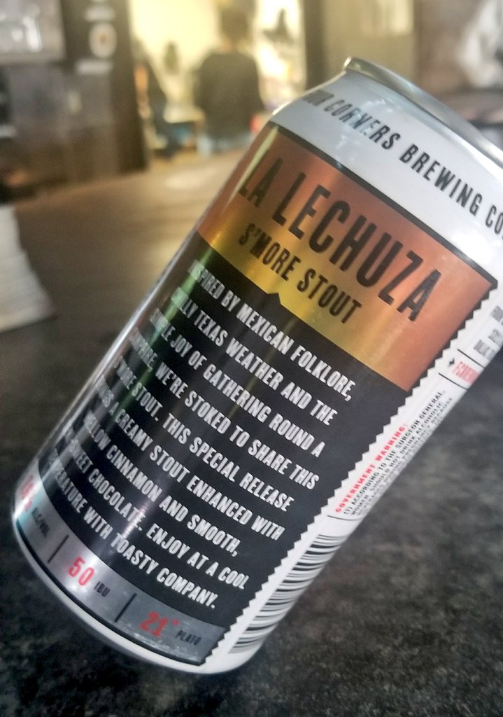 fcbrewingSA's tweet photo. #LaBeerChingona is at @SA_Drafthouse #Westlakes & #TodaLaFamilia is here, including @fcbrewing's #LaLechuza #SmoreStout!
#FCBC #360PopTop #CraftCans #BrewedInTejas https://t.co/pMaoMlnyHH