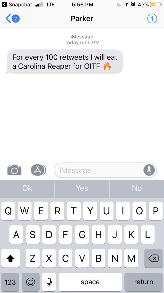 oitffilms's tweet photo. @Pksayolo is willing to do anything for OITF, for every 100 retweets he will eat a Carolina Reaper!!!! Spread the word!!!! https://t.co/W4qcUgnBs4