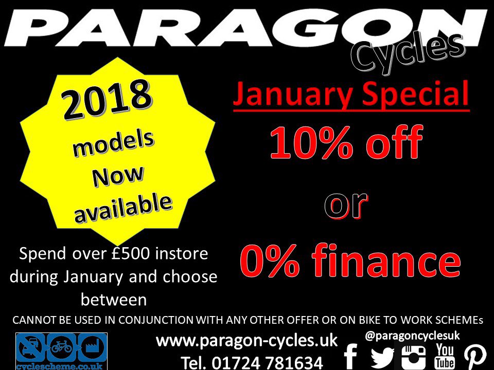 paragoncyclesuk's tweet photo. Come see us during January for a choice of deals on most of our 2018 bikes #sale #newyear #localbikeshop #massibikes #paragoncyclesuk #krossbikes #ironmantri #ford #jorviktricycles #weekend #sales #service #repairs #madeinengland #custom #bespoke #independent https://t.co/Qdw5SXofzd