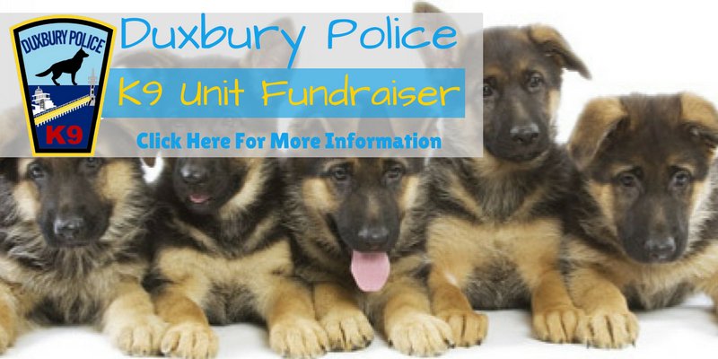 Duxbury_Police's tweet photo. Our new K9 Officer, Steve Hall, needs a partner before he can hit the streets. Please consider donating to our K9 program. Funds will go toward a number of necessities for the program including the purchase of a new dog, equipment, training, and more.  https://t.co/9Nd8zWUCAZ https://t.co/dAiiOssYfc