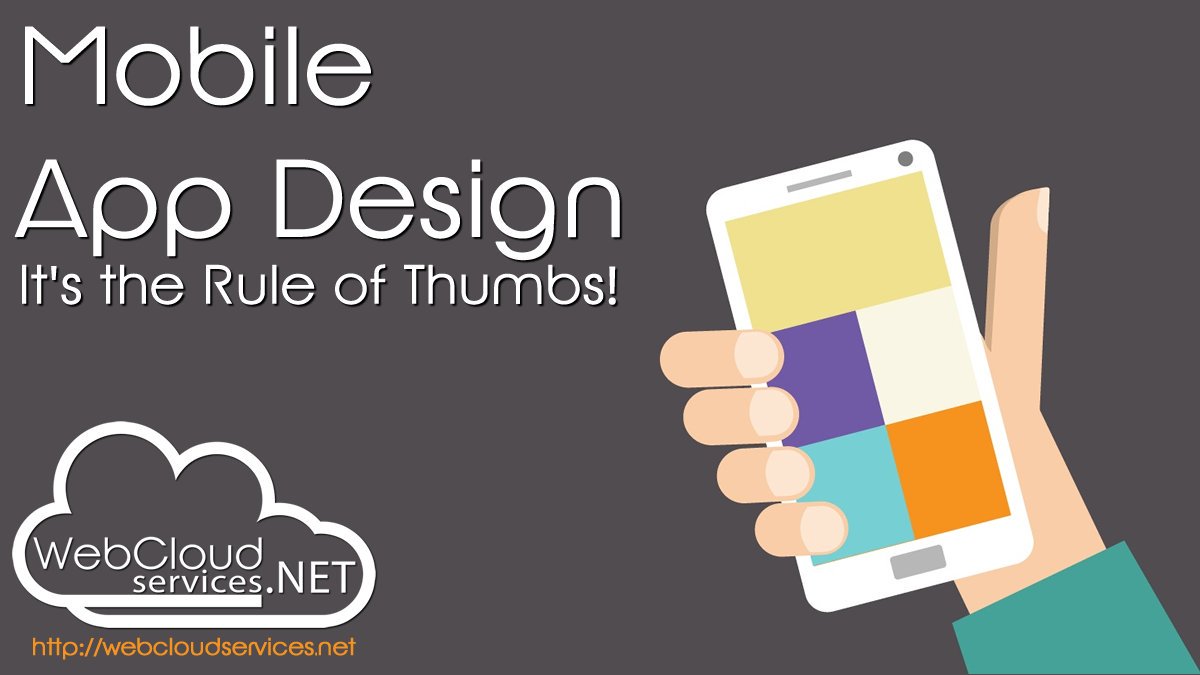 webcloudservice's tweet image. Mobile app design it&apos;s the rule of thumb!! #mobileservices #webcloudservices