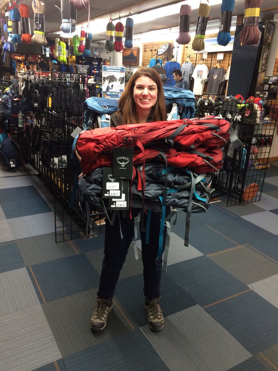 No snow in the Springs yet, but we are up to our 🍑 in the new <a href="/OspreyPacks/">Osprey Packs</a> Aura and Atmos packs!