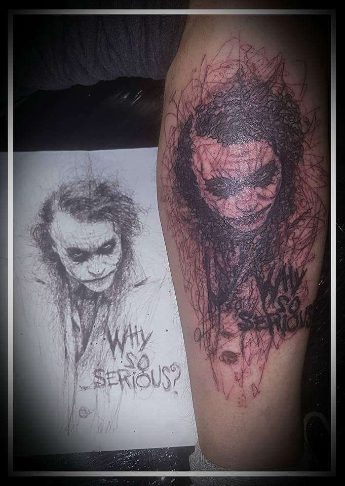 Painted People Tattoo Studio On Twitter Why So Serious A Tattoo.