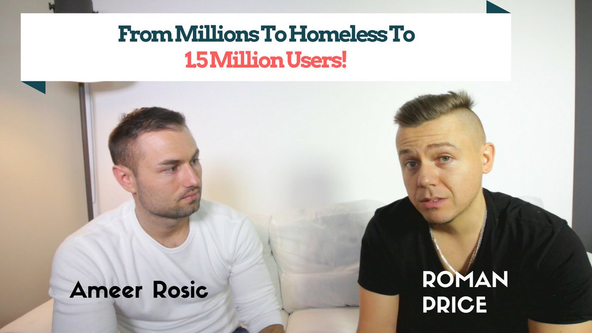 TheTruthRosic's tweet photo. From Millions To Homeless To 1.5 Million Users!  https://t.co/kTFz58YLBq #entrepreneur #success #mindset https://t.co/LvljDev9re