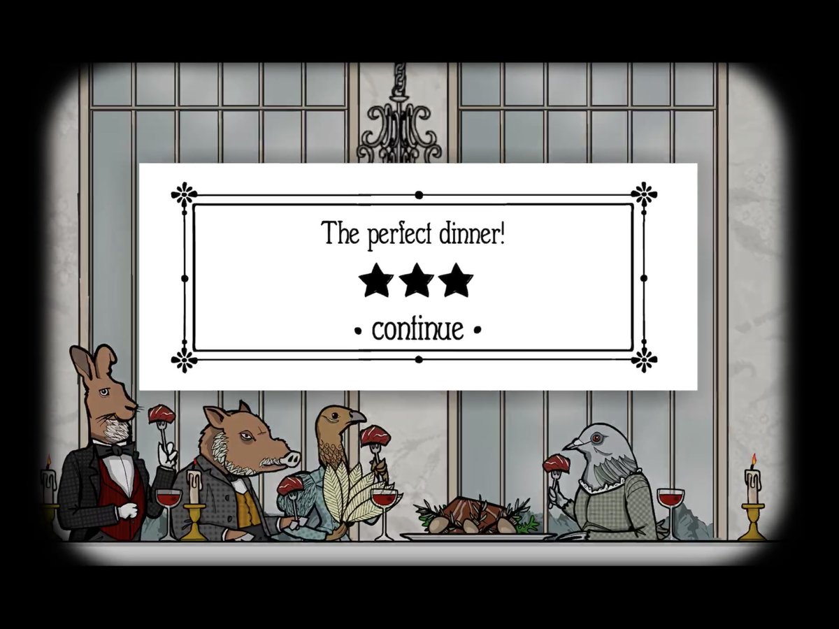 rusty lake hotel perfect dinner